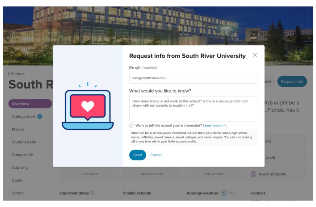 request info
