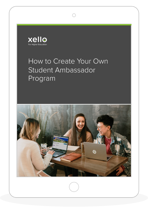 How to Create Your Own Student Ambassador Program - iPad Mockup